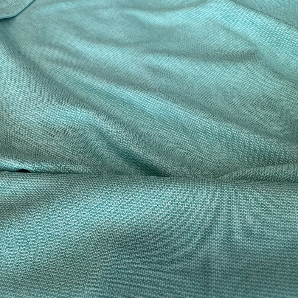 Under Armour Womens Large Green Loose Fit Short Sleeve V Neck Polyester Shirt - Picture 11 of 11